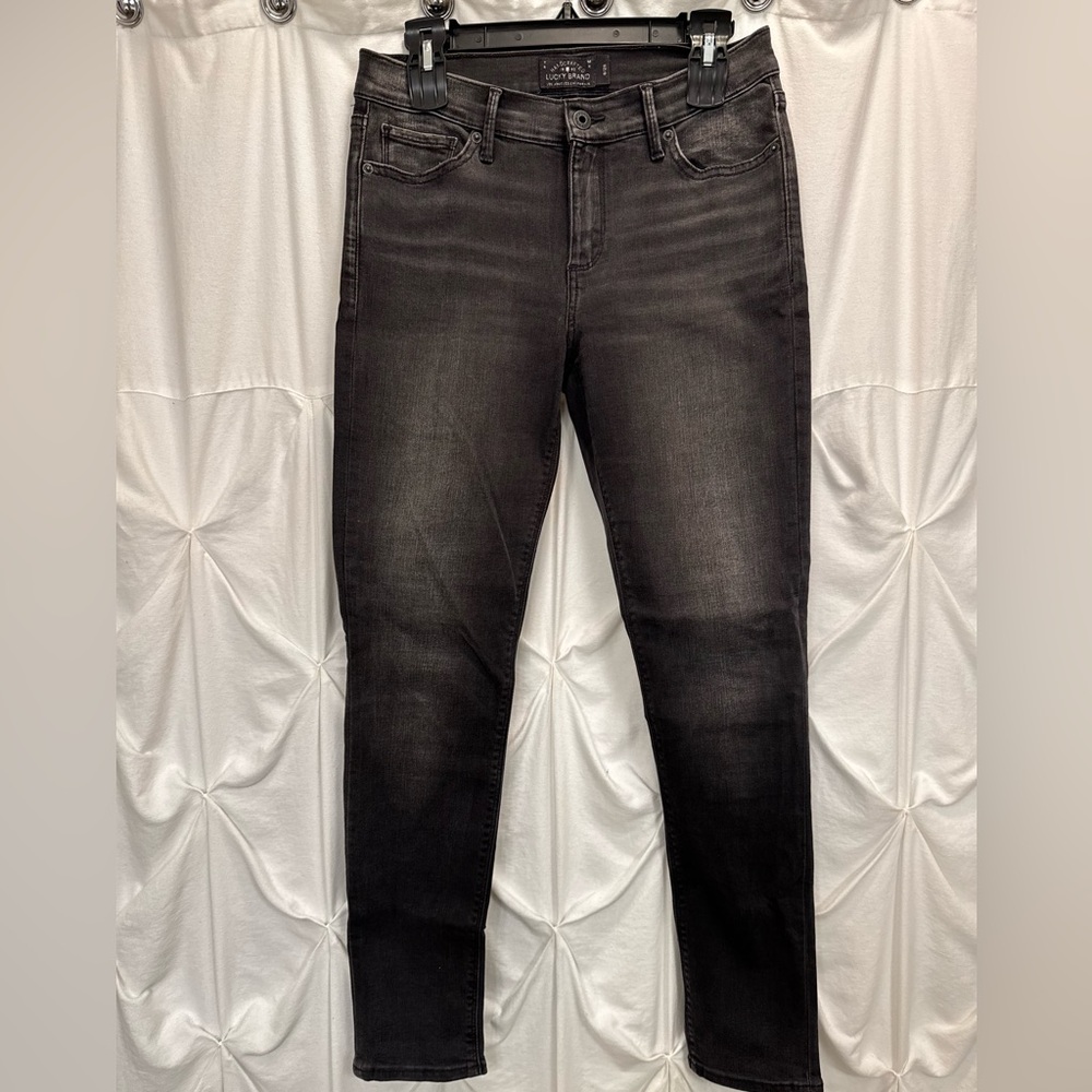 Lucky Brand Wome’s Dark Gray Slim Jeans size 6 28 waist